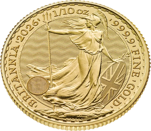 Britannia Gold Coin – Charles III – 1/10 oz, 2026 - GBGOLD