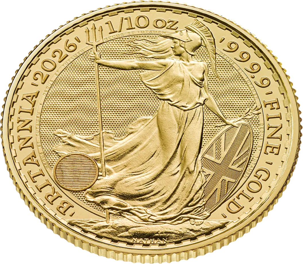 1/10 oz Britannia Charles III Gold Coin - 2026