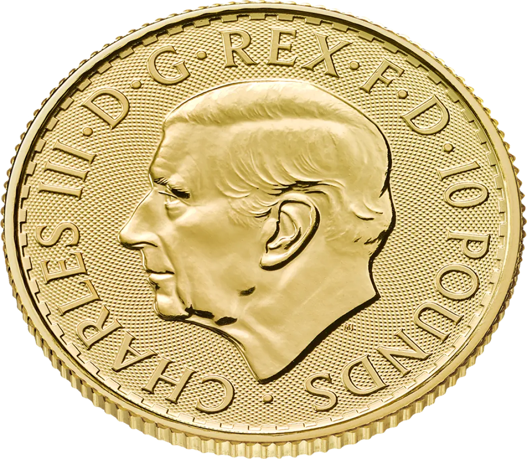 1/10 oz Britannia Charles III Gold Coin - 2026