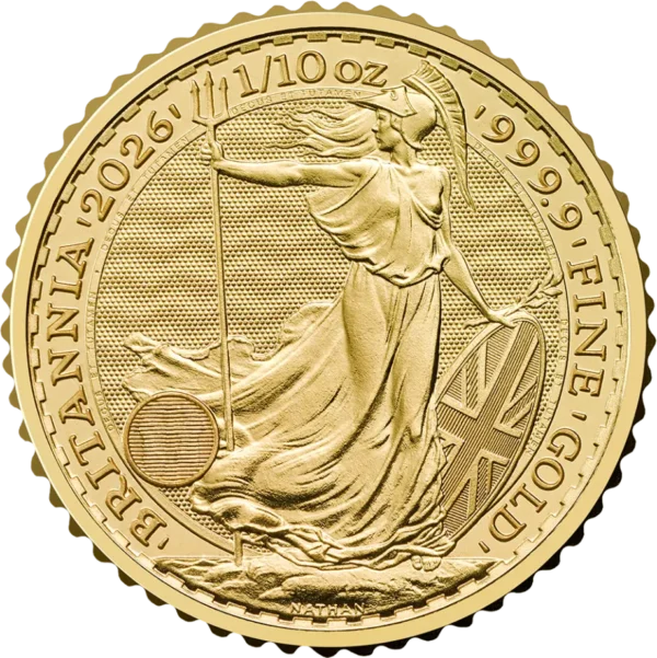 Britannia Gold Coin – Charles III – 1/10 oz, 2026 - GBGOLD