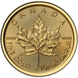 Maple Leaf Gold Coin - 1/10oz