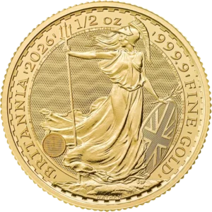 1/2 oz Britannia Charles III Gold Coin - 2026