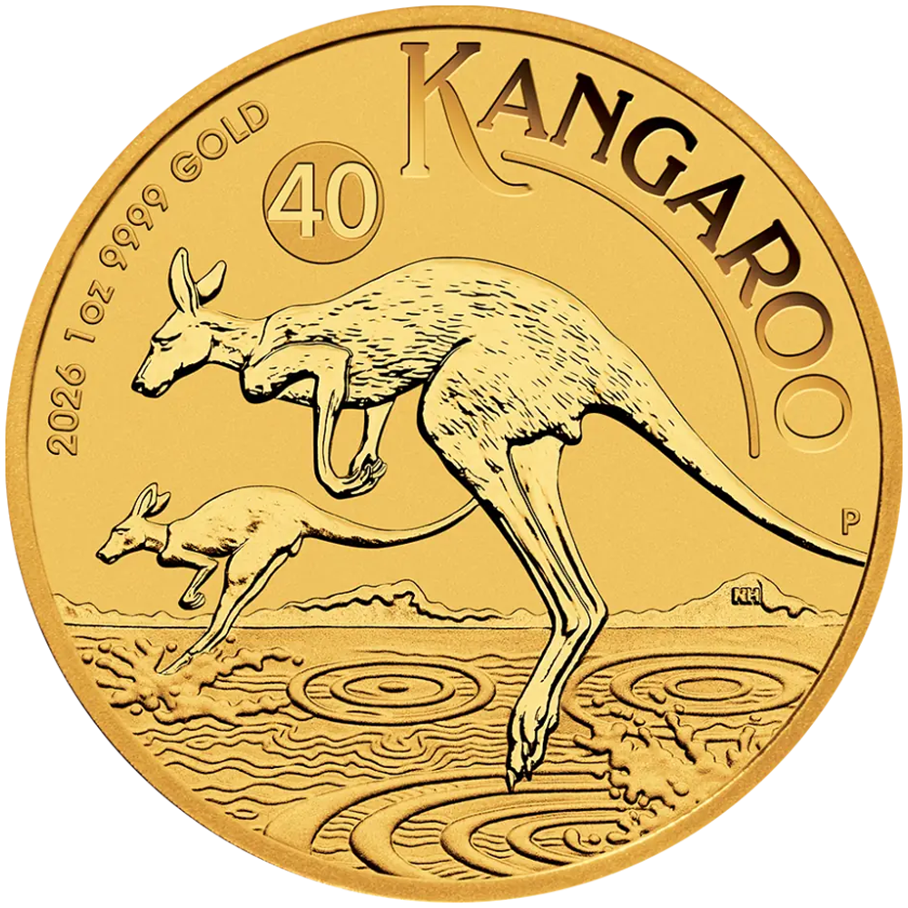 Australian Kangaroo Gold Coin – 1 oz, 2026 - GBGOLD