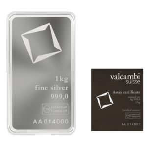 Silver Bar Valcambi - 1kg