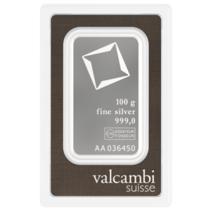 Silver Bar Valcambi - 100g