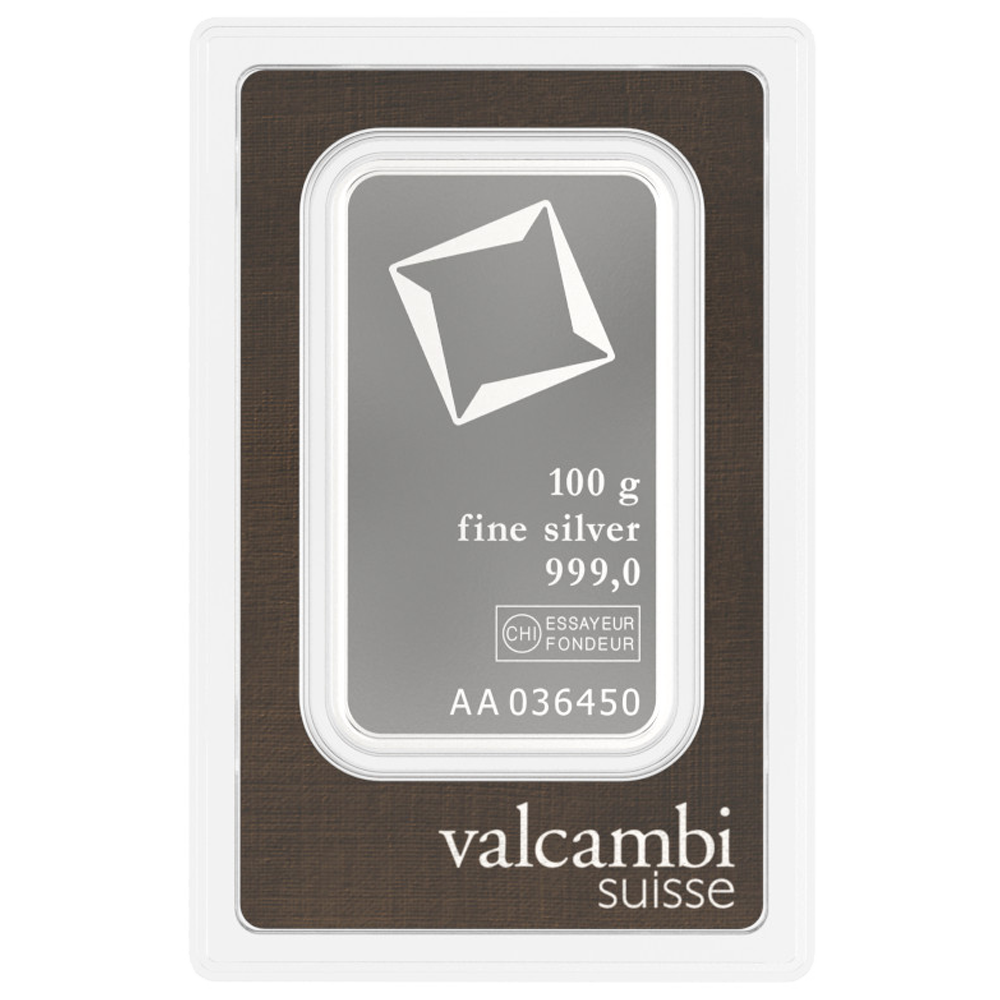 Silver Bar Valcambi - 100g