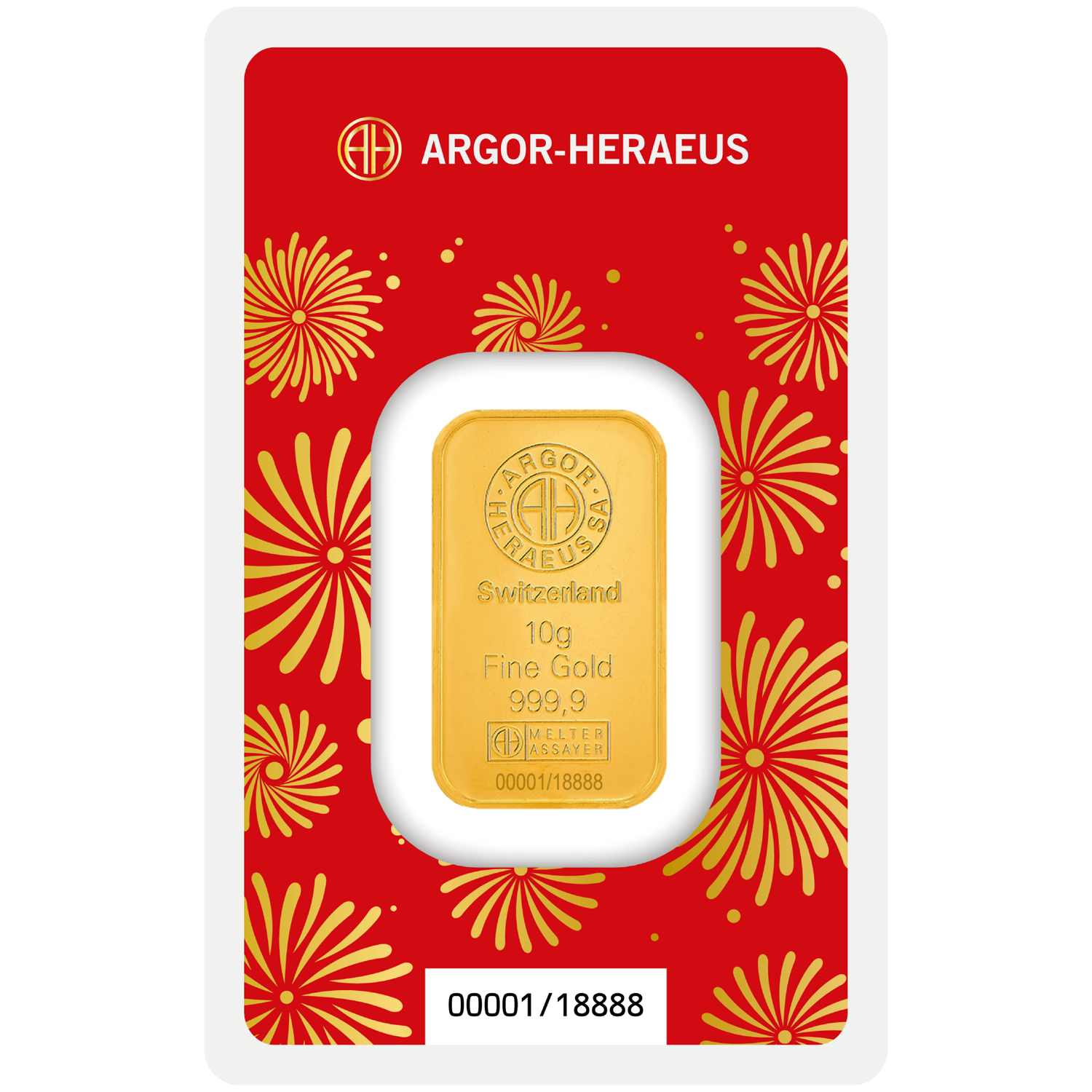 Gold Bar Argor-Heraeus Year of the Horse – 10g - GBGOLD