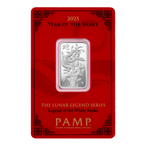 Silver Bar PAMP Lunar Legends - Year of the Snake - 10g