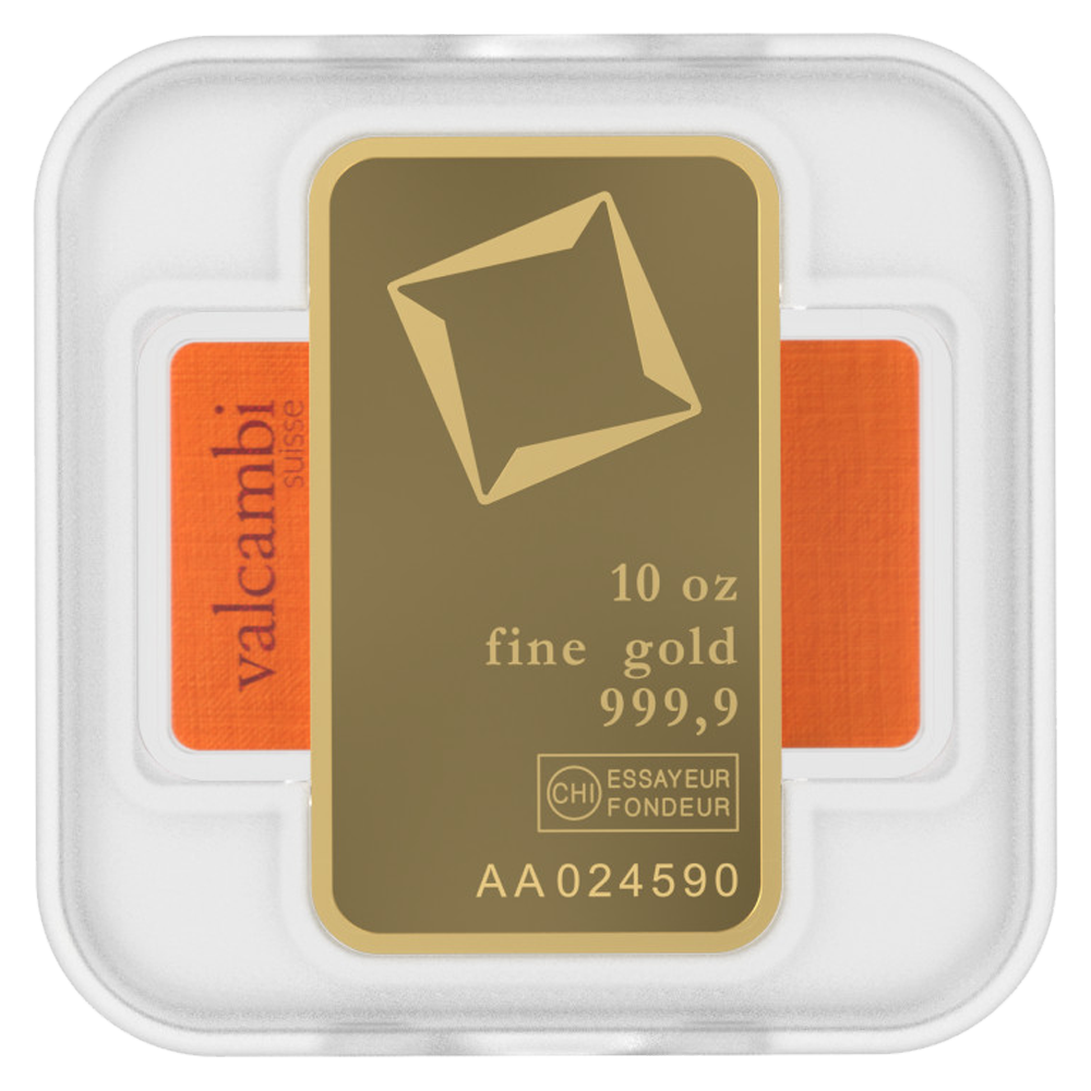 Gold Bar Valcambi - 10oz
