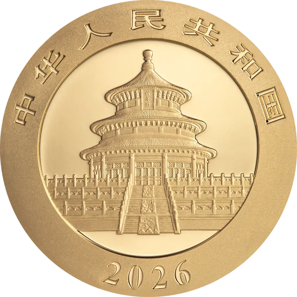 15g China Panda Gold coin - 2026