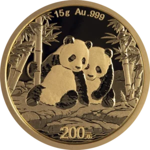 15g China Panda Gold coin - 2026