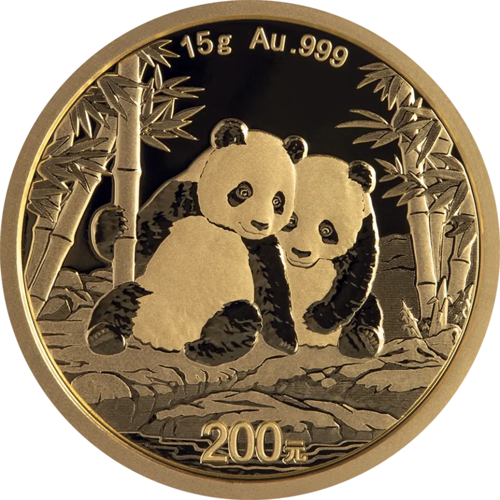 15g China Panda Gold coin - 2026