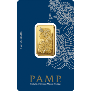 Gold Bar PAMP Lady Fortuna 1/2 oz