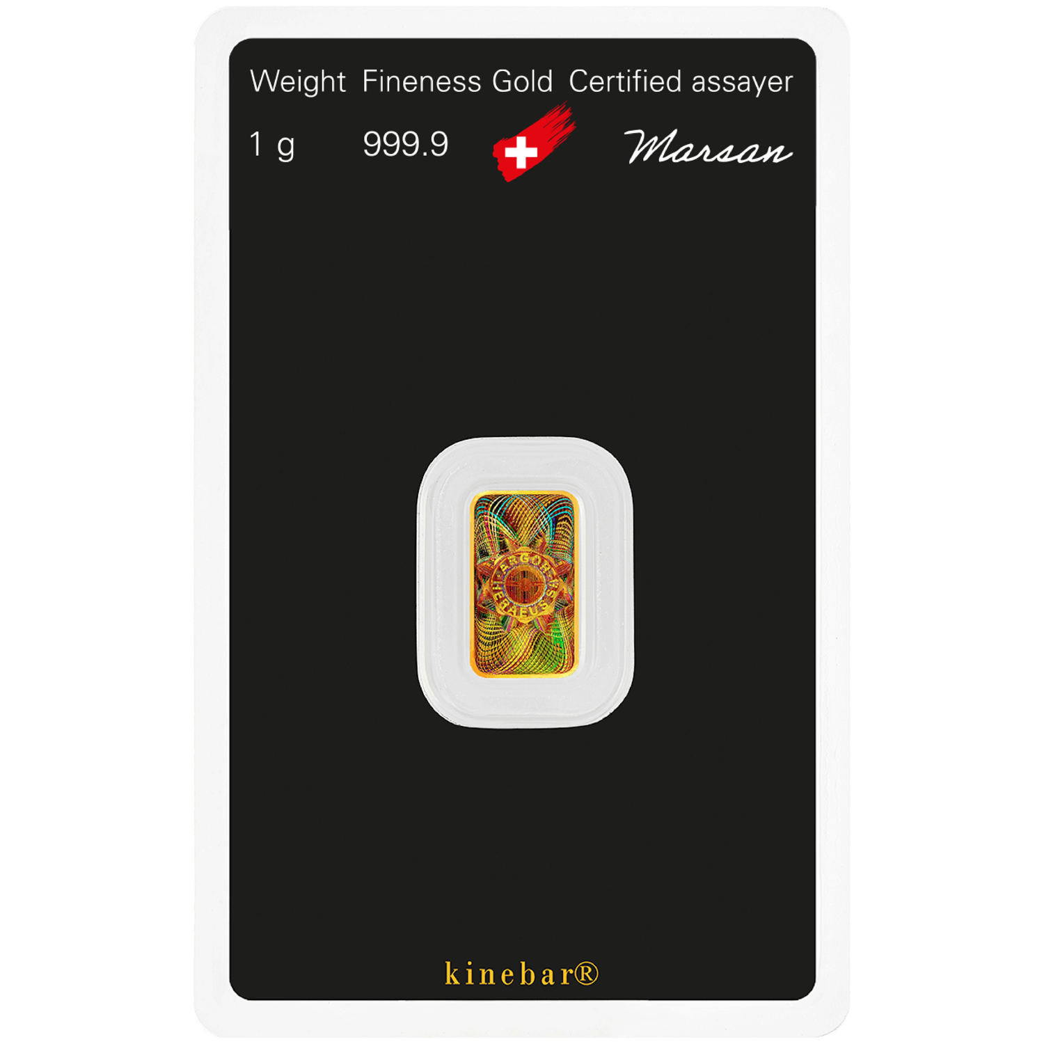 Gold Bar Argor-Heraeus - 1g