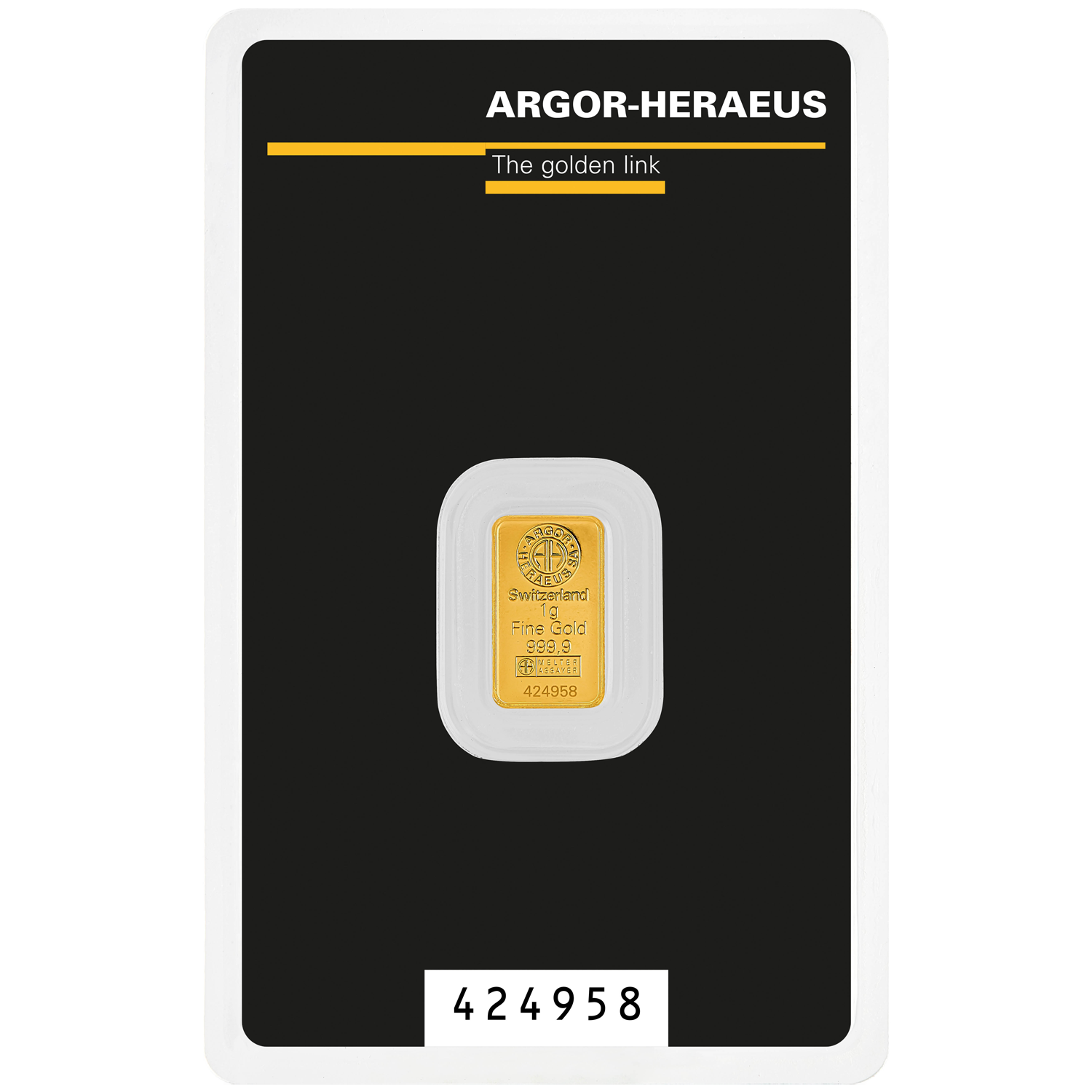 Gold Bar Argor-Heraeus - 1g