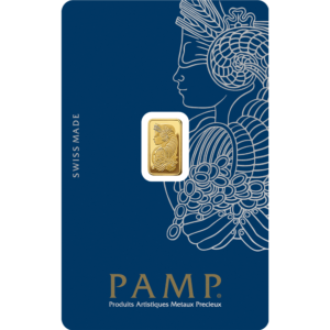 Gold Bar PAMP Lady Fortuna 1g