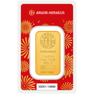 Gold Bar Argor-Heraeus Year of the Horse - 1oz