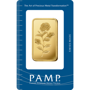 Gold Bar PAMP Rosa 1oz