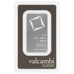 Silver Bar Valcambi - 1oz