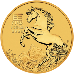 2oz Lunar III Horse Gold Coin - 2026