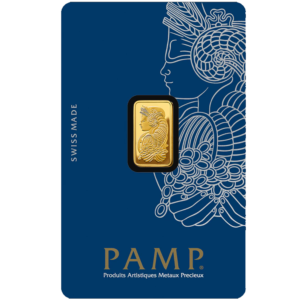 2.5g gold bar PAMP fortuna