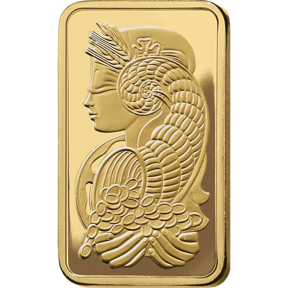 Gold Bar PAMP Lady Fortuna 50g