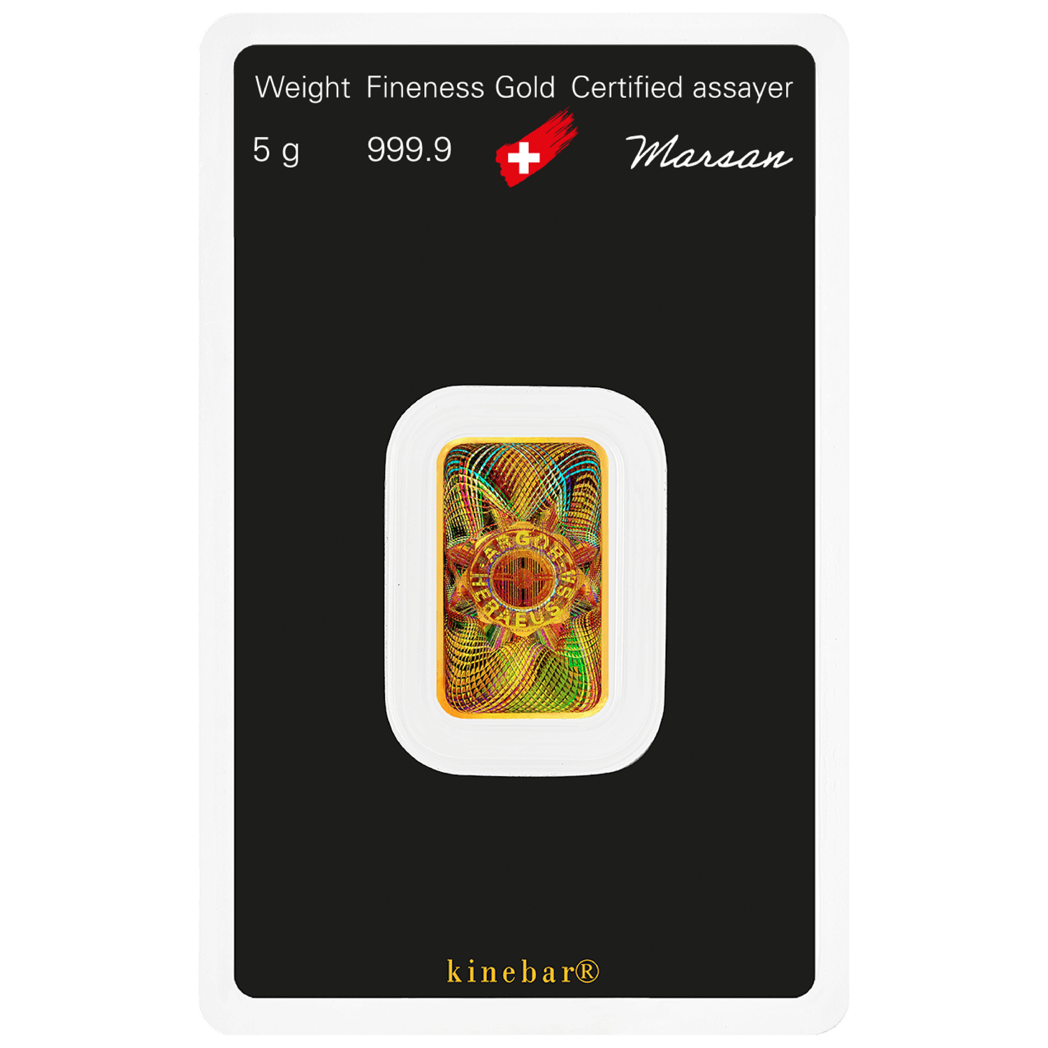 Gold Bar Argor-Heraeus - 5g