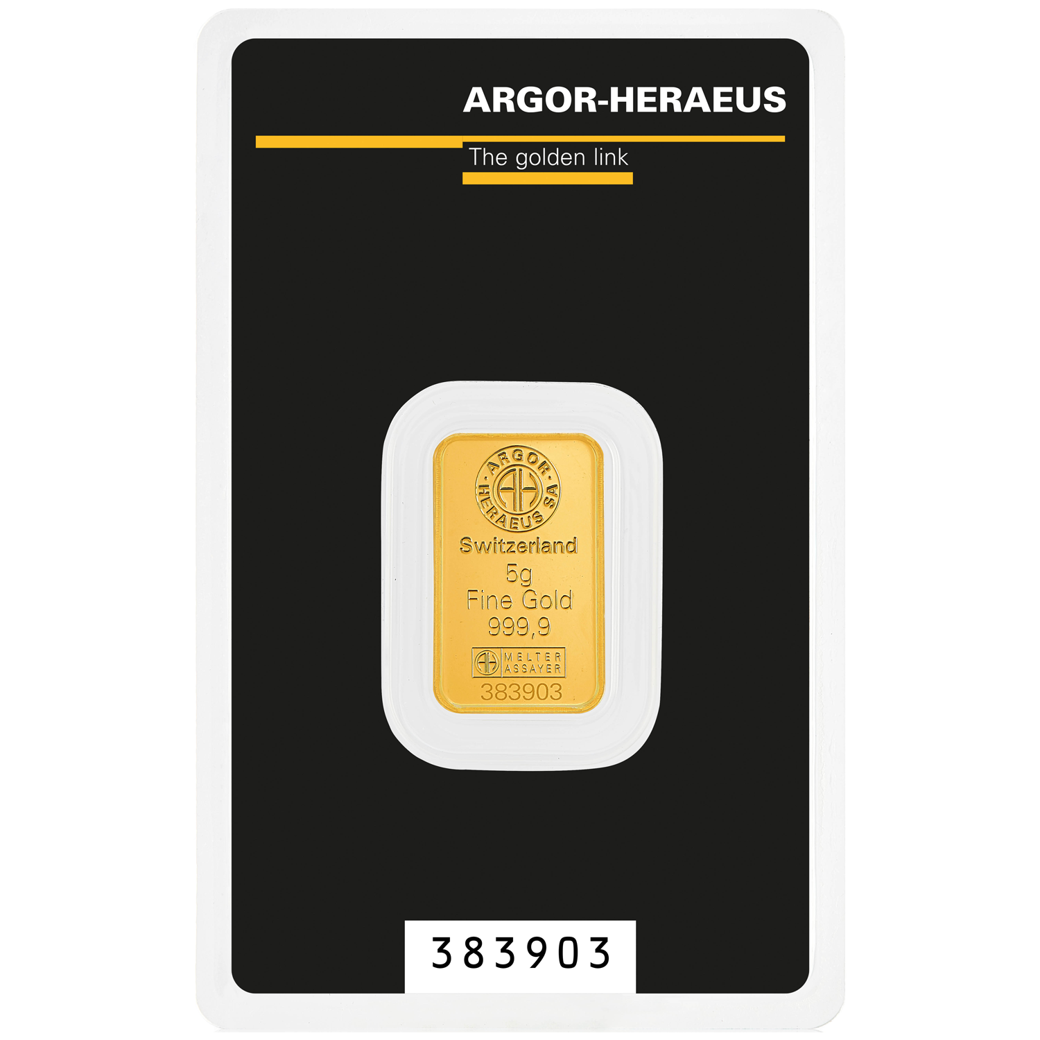 Gold Bar Argor-Heraeus - 5g
