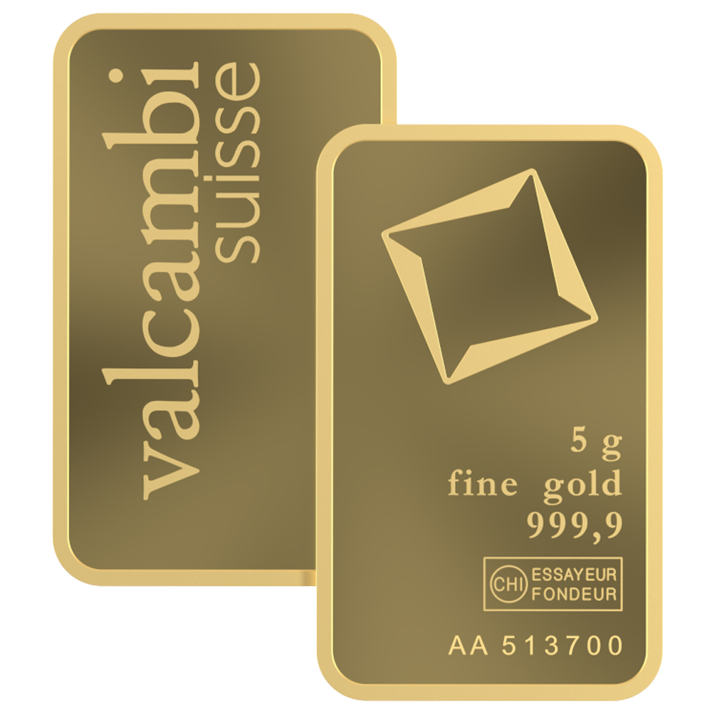 Gold Bar Valcambi - 2.5g