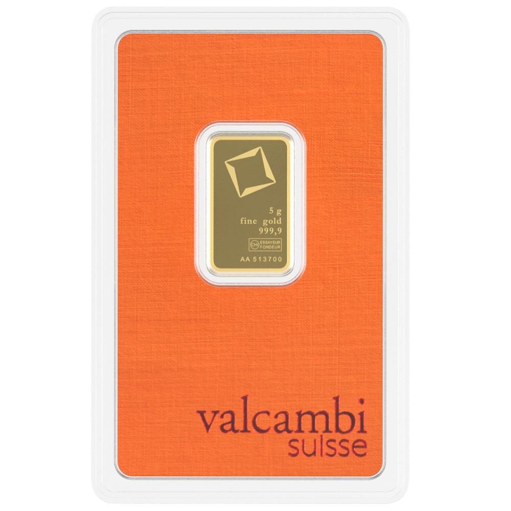 Gold Bar Valcambi - 2.5g