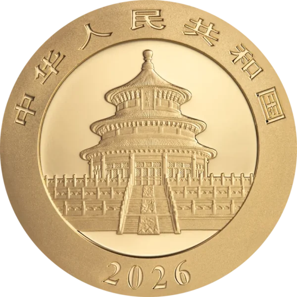 China Panda Gold Coin – 8g, 2026 - GBGOLD