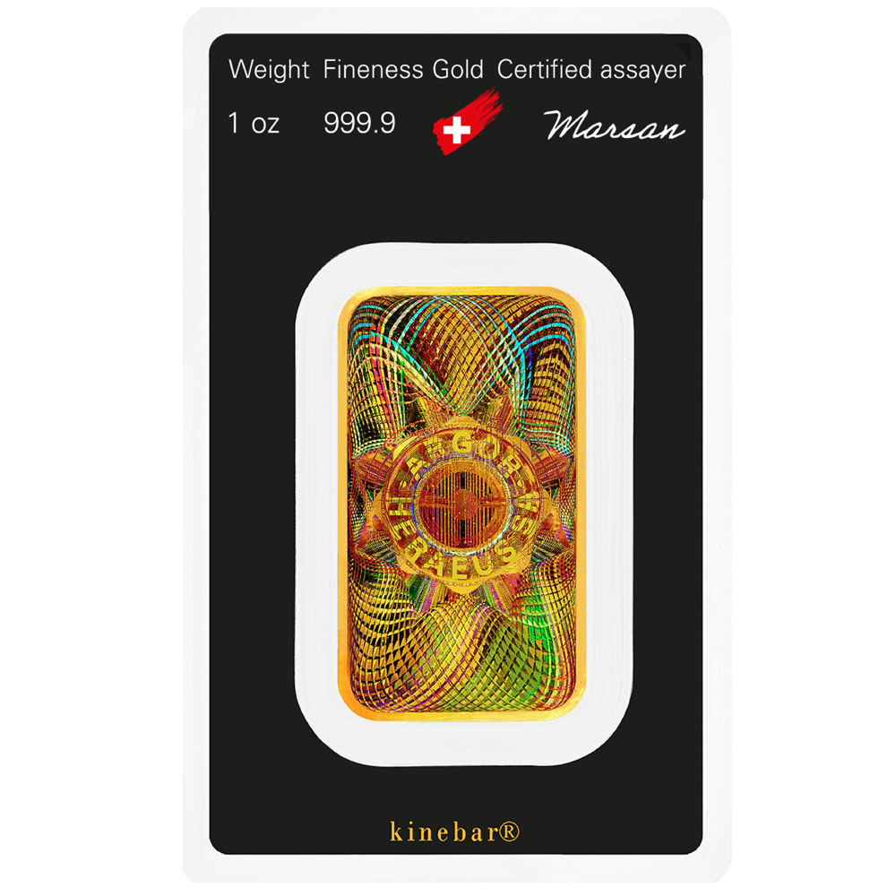 Gold Bar Argor-Heraeus Kinebar® –1 oz - GBGOLD
